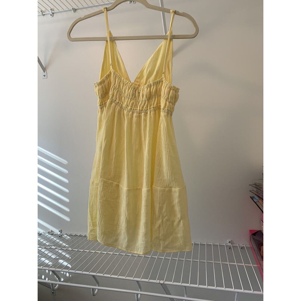 Love Tree Woven Solid Mini Tiered Cami Dress-Medium-NWT - Picture 3 of 4